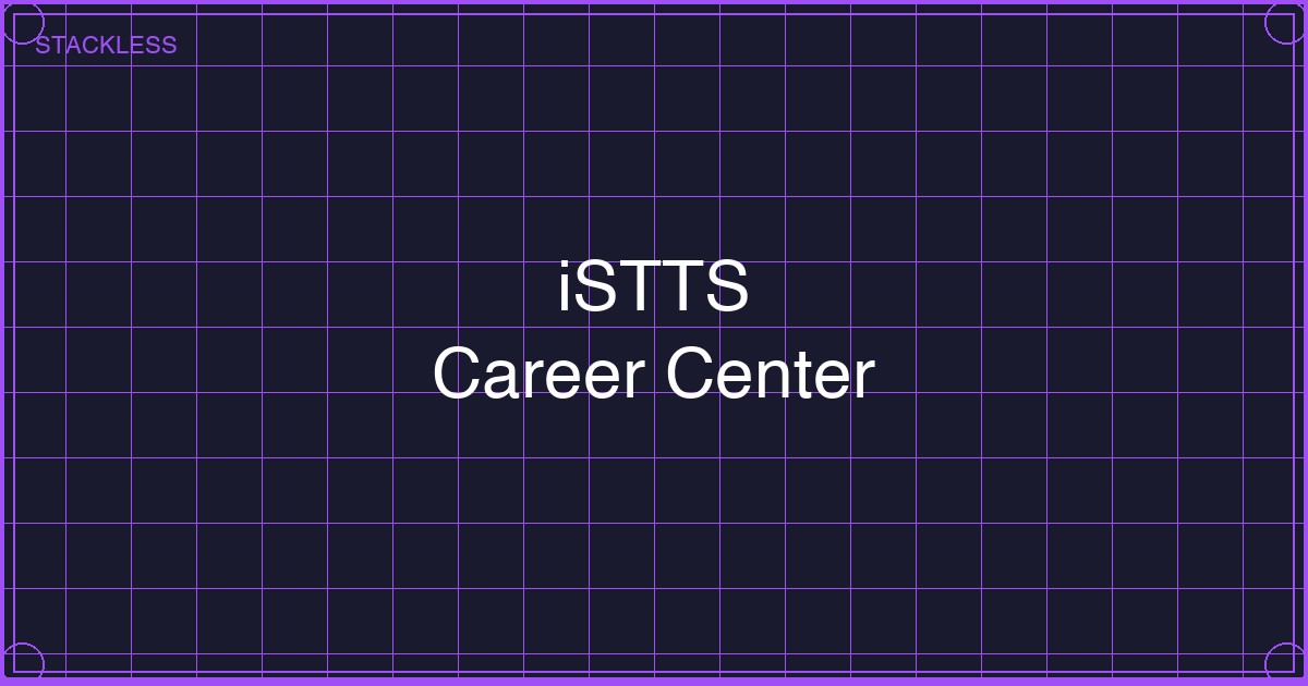 iSTTS Career Center