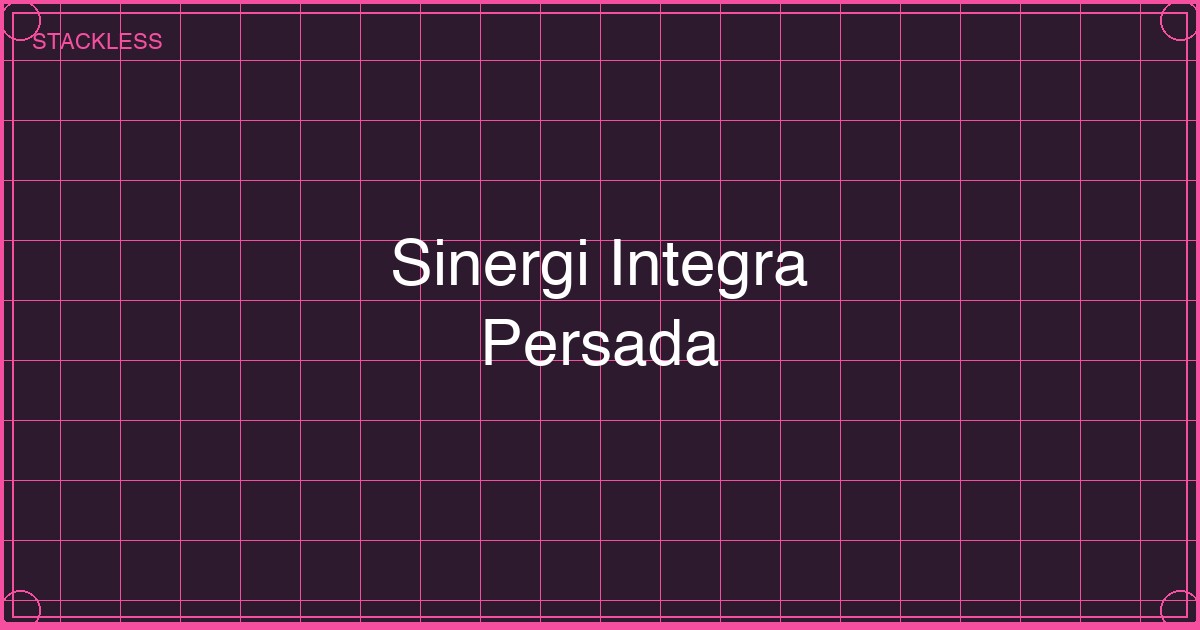 Sinergi Integra Persada